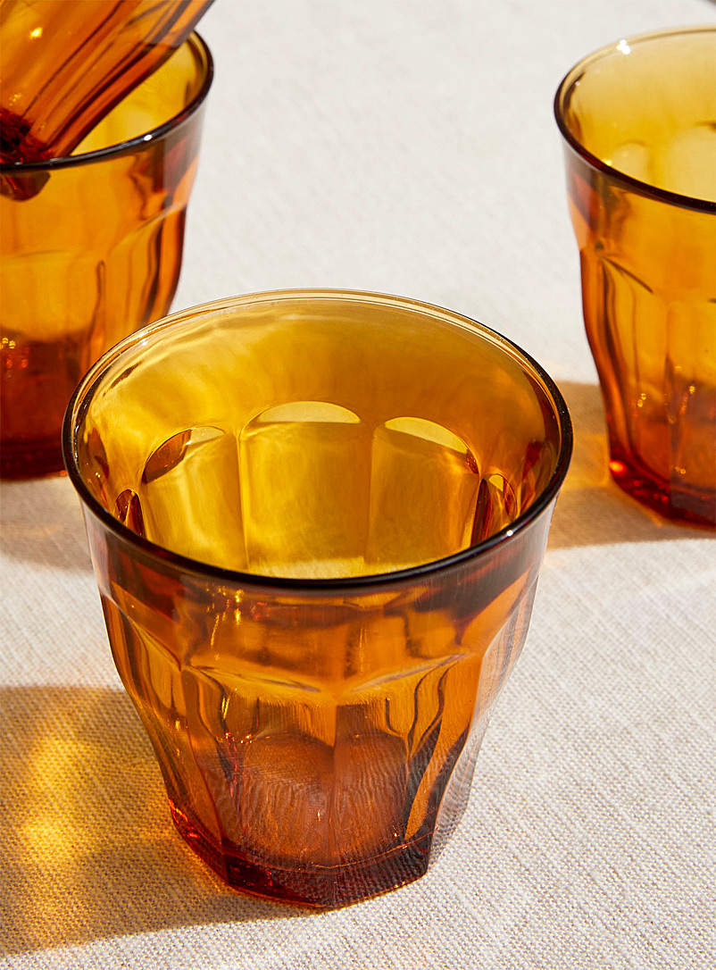 Picardie small amber glasses Set of 4 product image 2