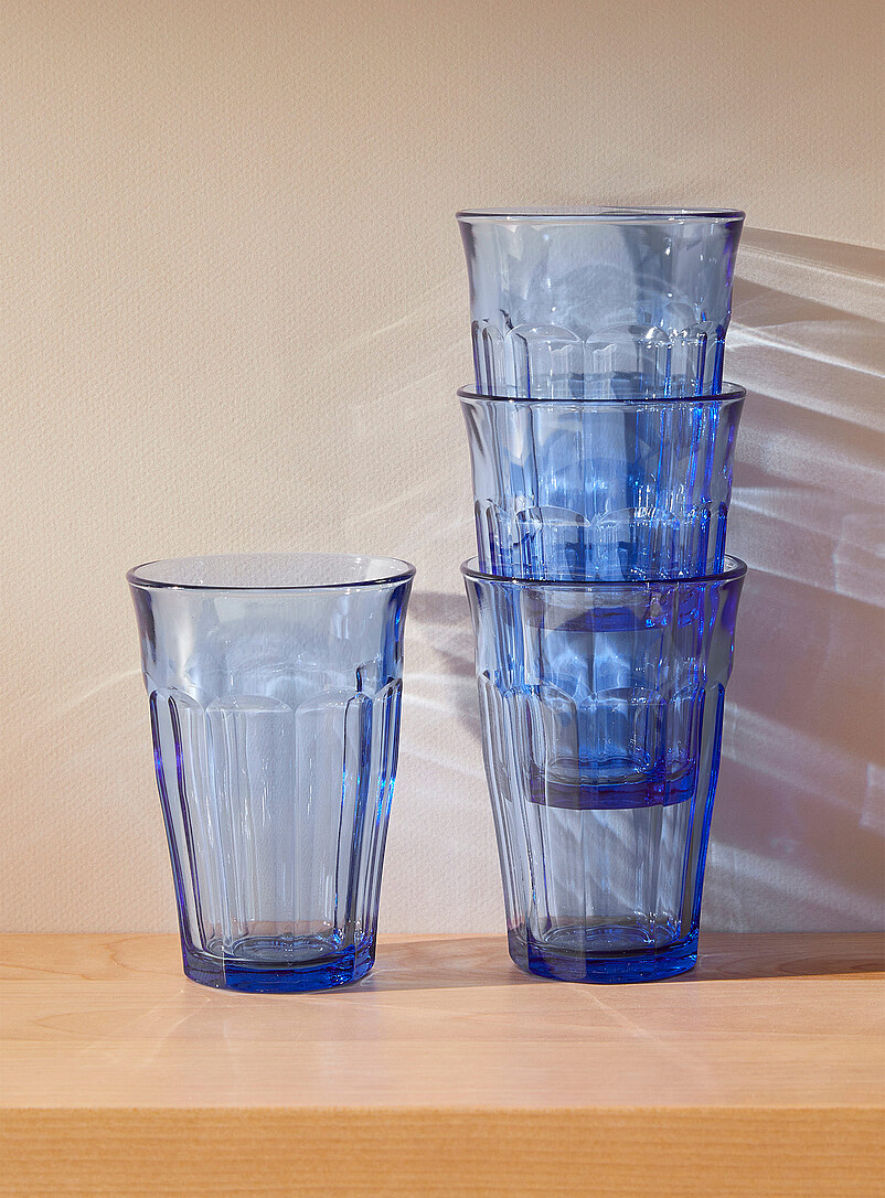 Picardie indigo glasses Set of 4 product image (primary)