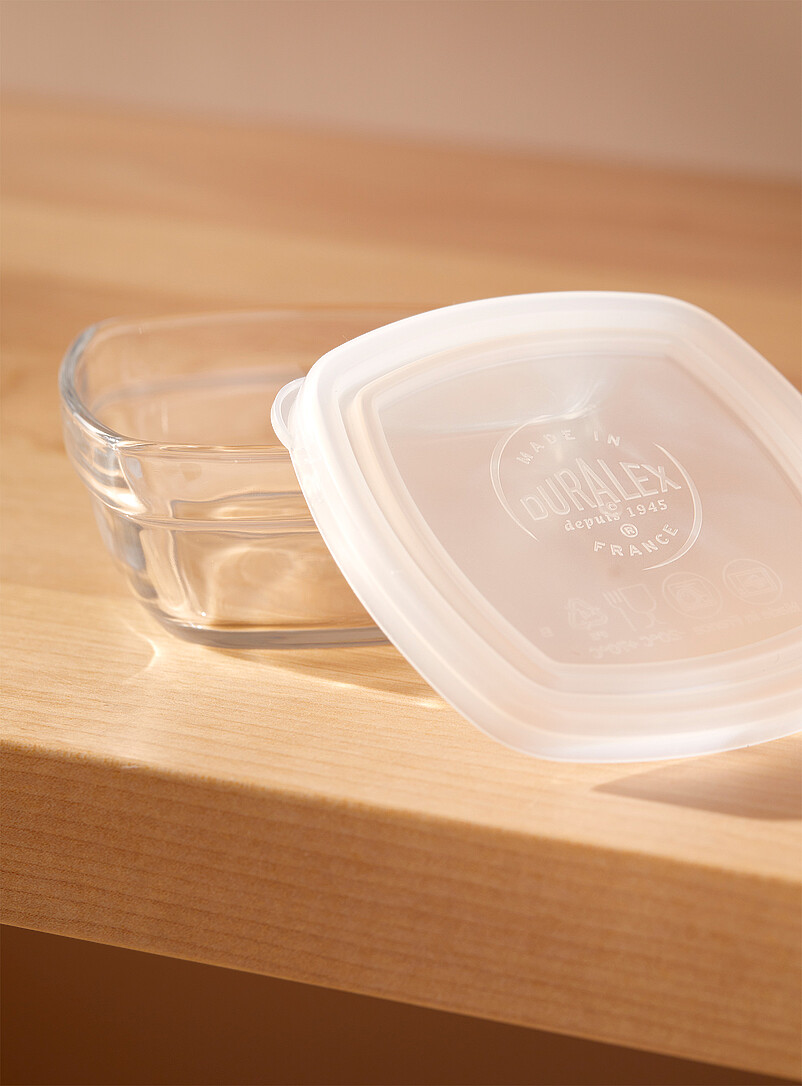 Small square bowl with lid product image 2