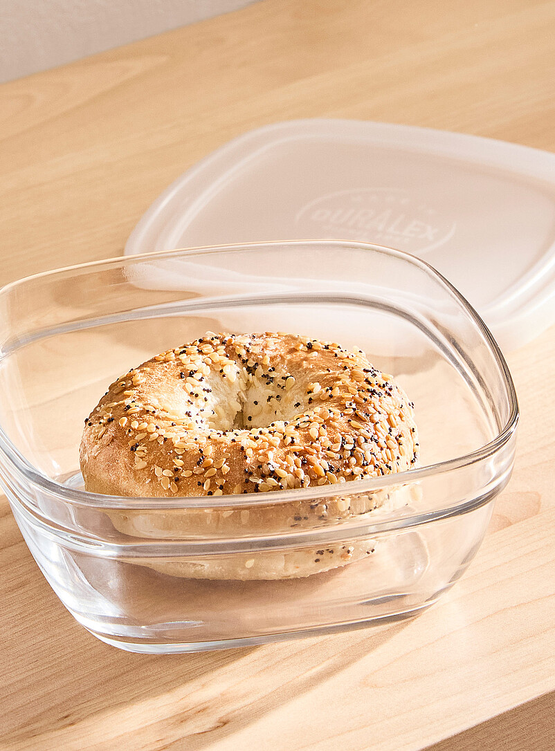 Square bowl with lid product image (primary)