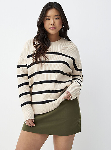 Striped Sweater Ribber Oversized striped ribbed sweater | Twik | Stripes & Patterns | Simons