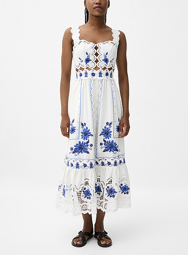 Richelieu Sunflower linen dress | Farm Rio | Maxi | Simons