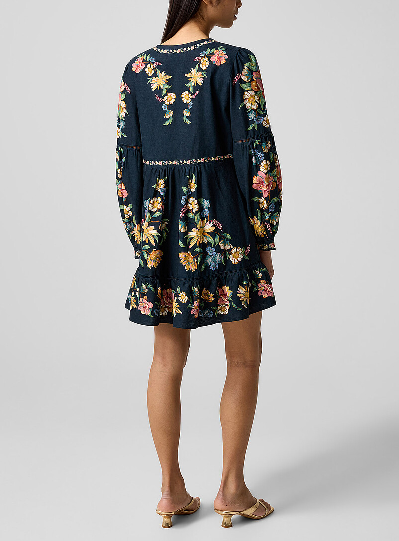 Maira floral print flowy minidress product image 3