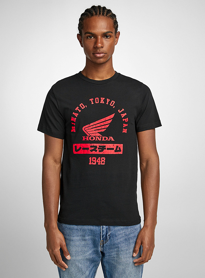 Le 31 Black Honda T-shirt for men