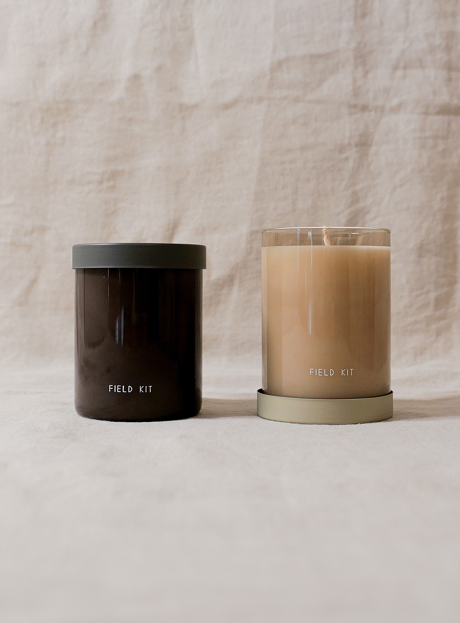 Field Kit - Woody scented candle set The Sauna and The Lumberjack