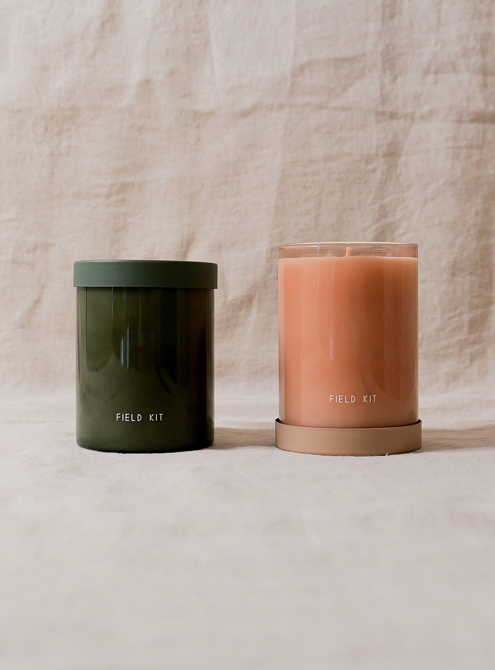 Field Kit - Earthy scented candle set The Greenhouse and The Garden