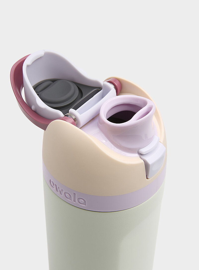 Owala Pink FreeSip colourful insulated bottle 24 oz. for women