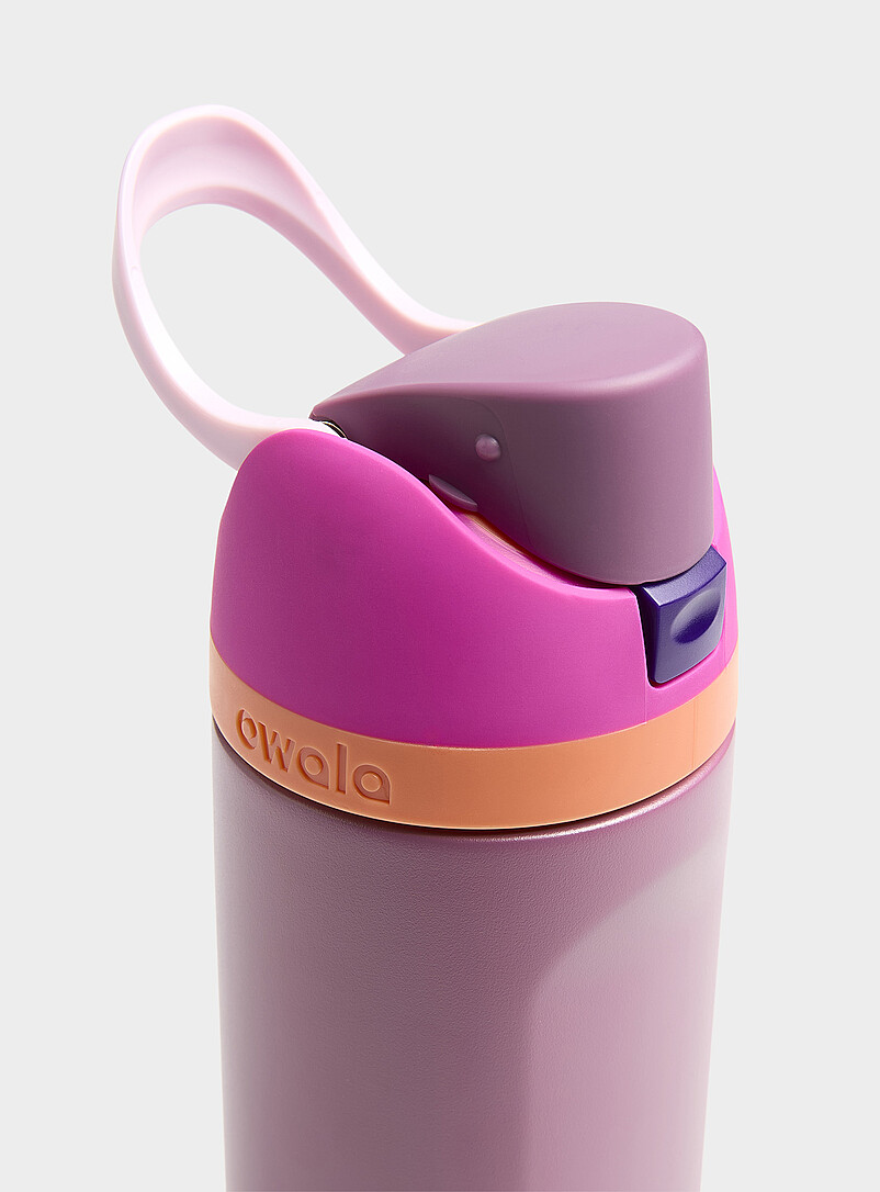 Owala Pink FreeSip colourful insulated bottle 24 oz. for women