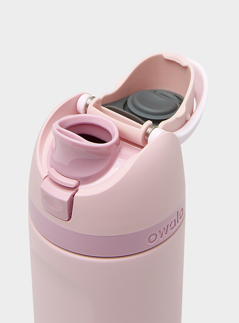 Owala Pink FreeSip colourful insulated bottle 24 oz. for women