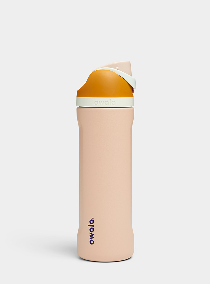 Owala Ivory/Cream Beige FreeSip desert beige insulated bottle for women