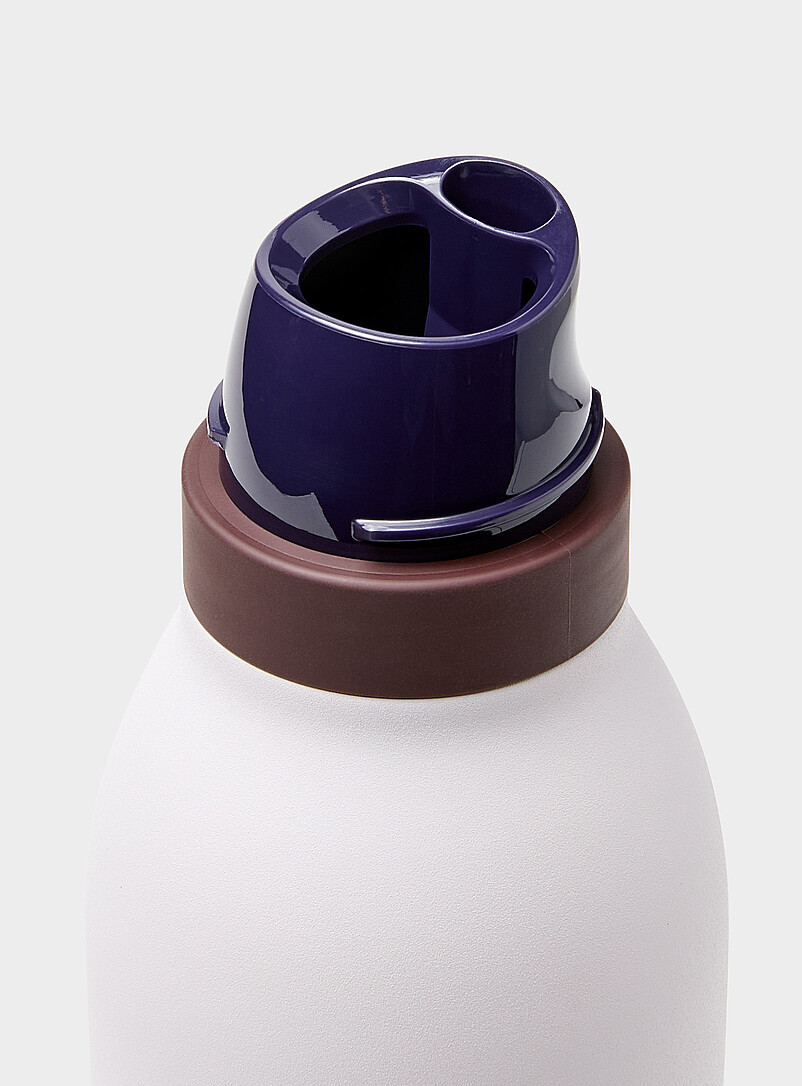 Owala: La bouteille isotherme bouchon rotatif FreeSip 24 oz Blanc pour femme