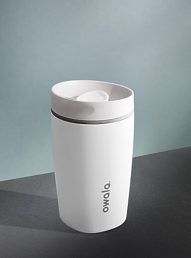 Owala Dusky Pink SmoothSip insulated mug 12 oz.