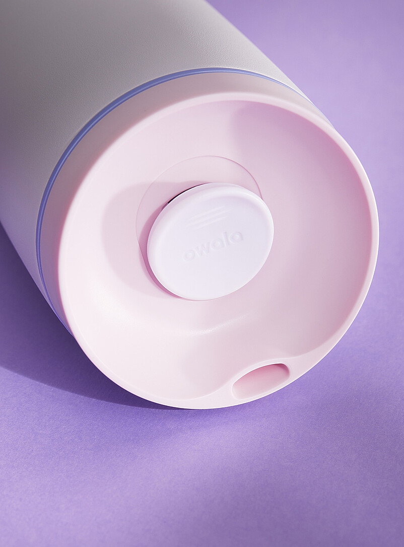 Owala: La tasse isotherme SmoothSip 12 onces Bleu p&acirc;le - Bleu ciel