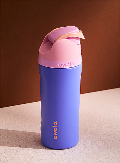 Owala: La bouteille isotherme FreeSip 16 onces Vieux rose