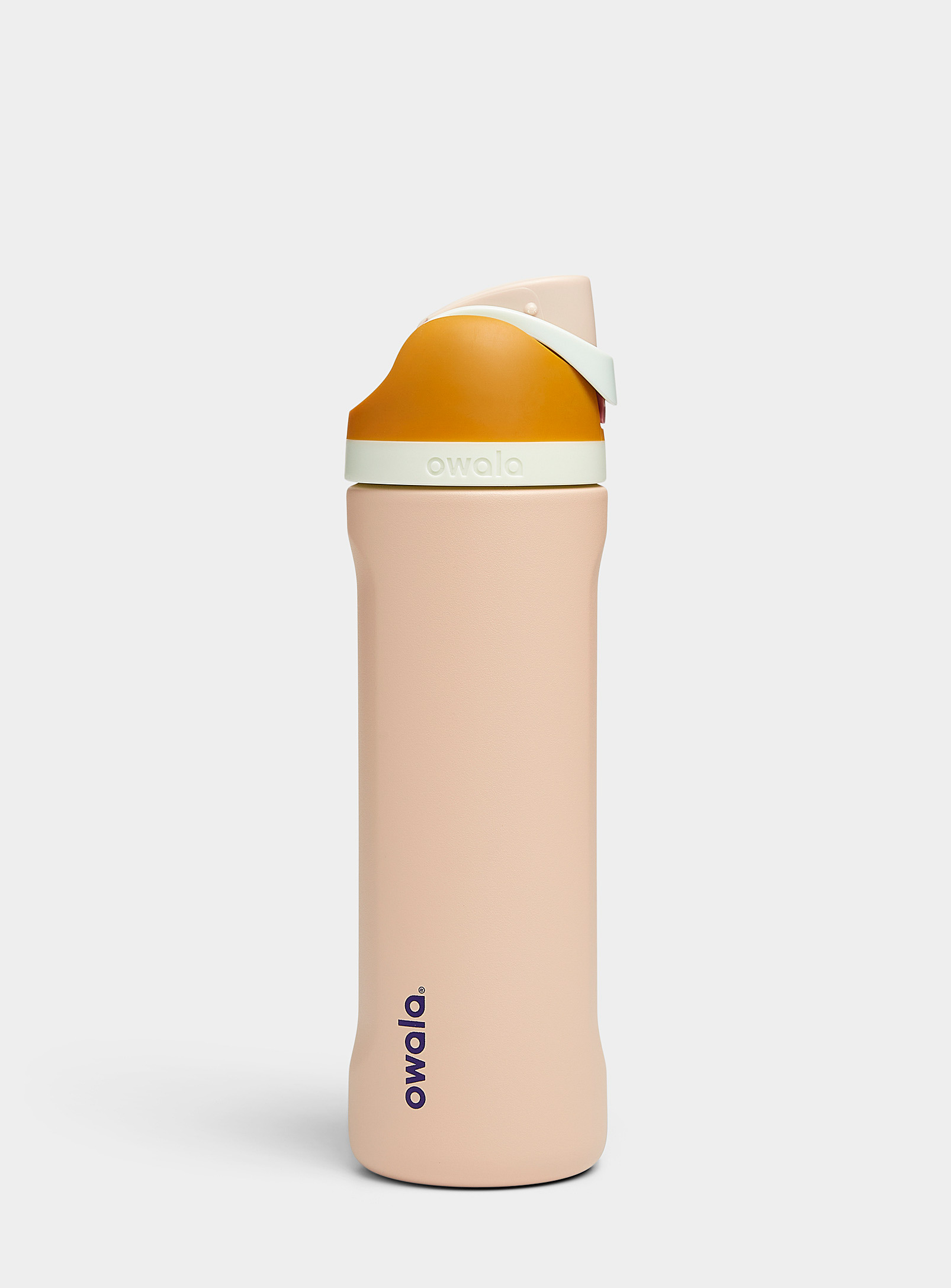 Owala Freesip Desert Beige Insulated Bottle In Cream Beige