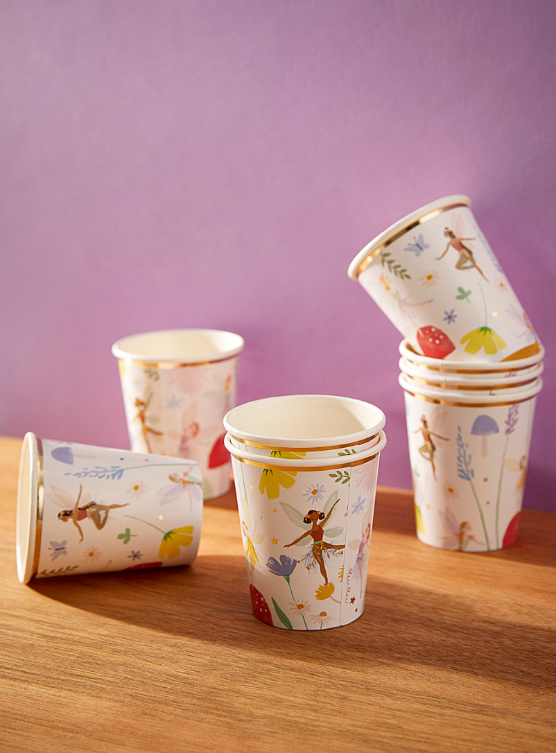 Meri Meri Fuchsia Fairy garden paper cups Set of 8