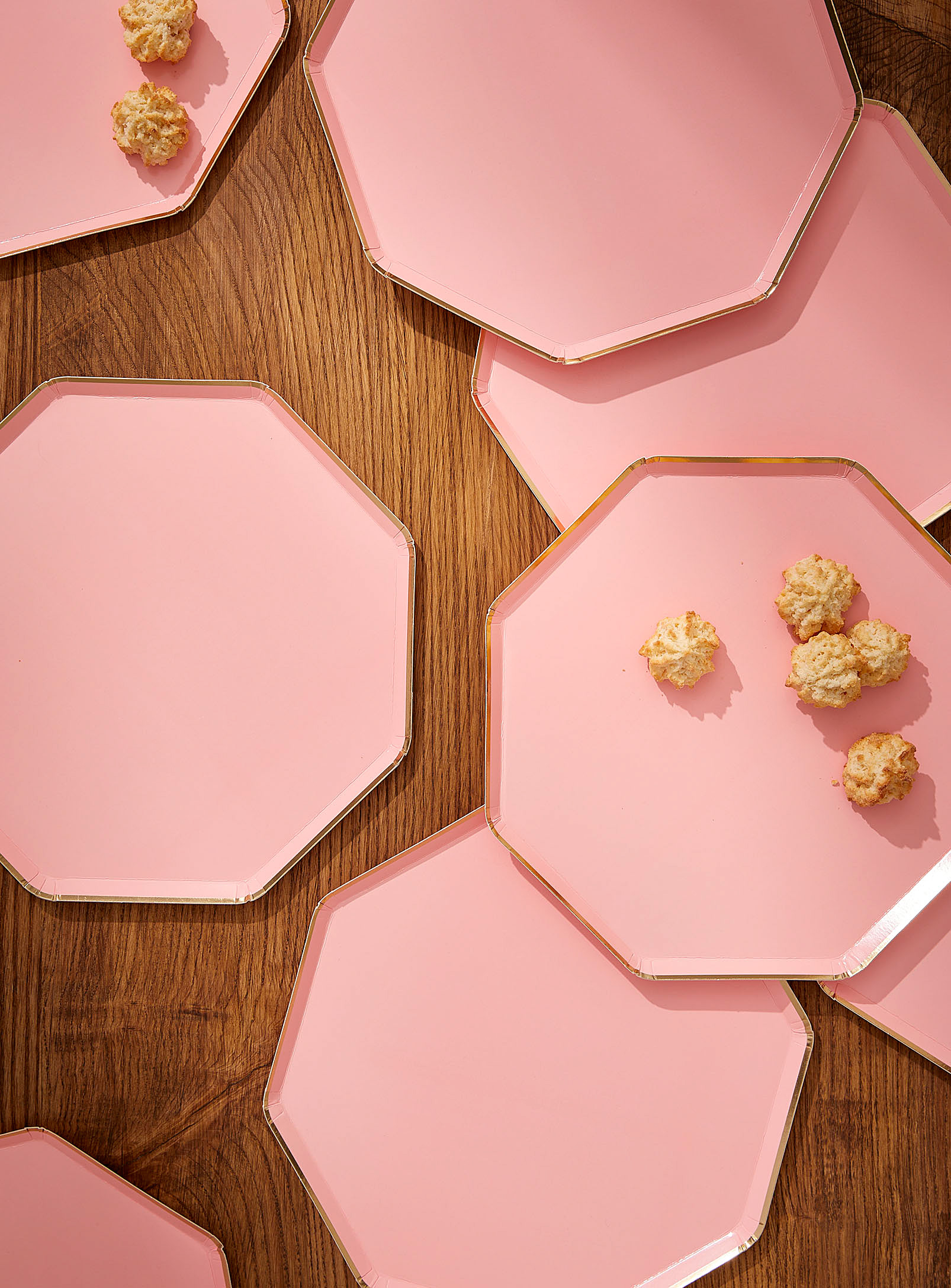 Meri Meri - Pink paper plates Set of 8
