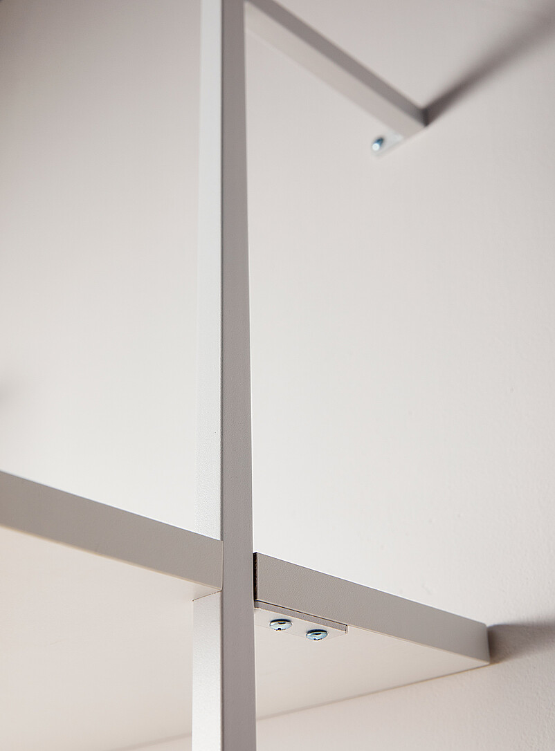 Simons Maison Black Minimalist ladder-shaped bookshelf