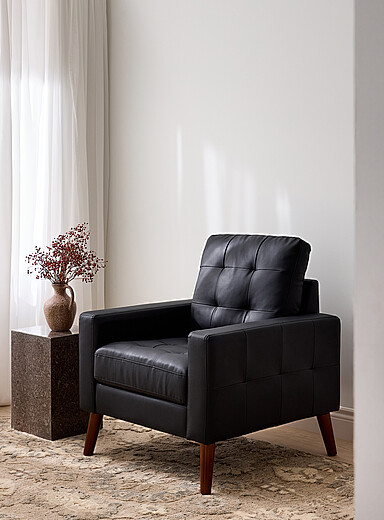 La chaise accent coussin capitonn&eacute;
