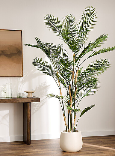 Simons Maison: La grande plante imitation palmier 83 po Vert
