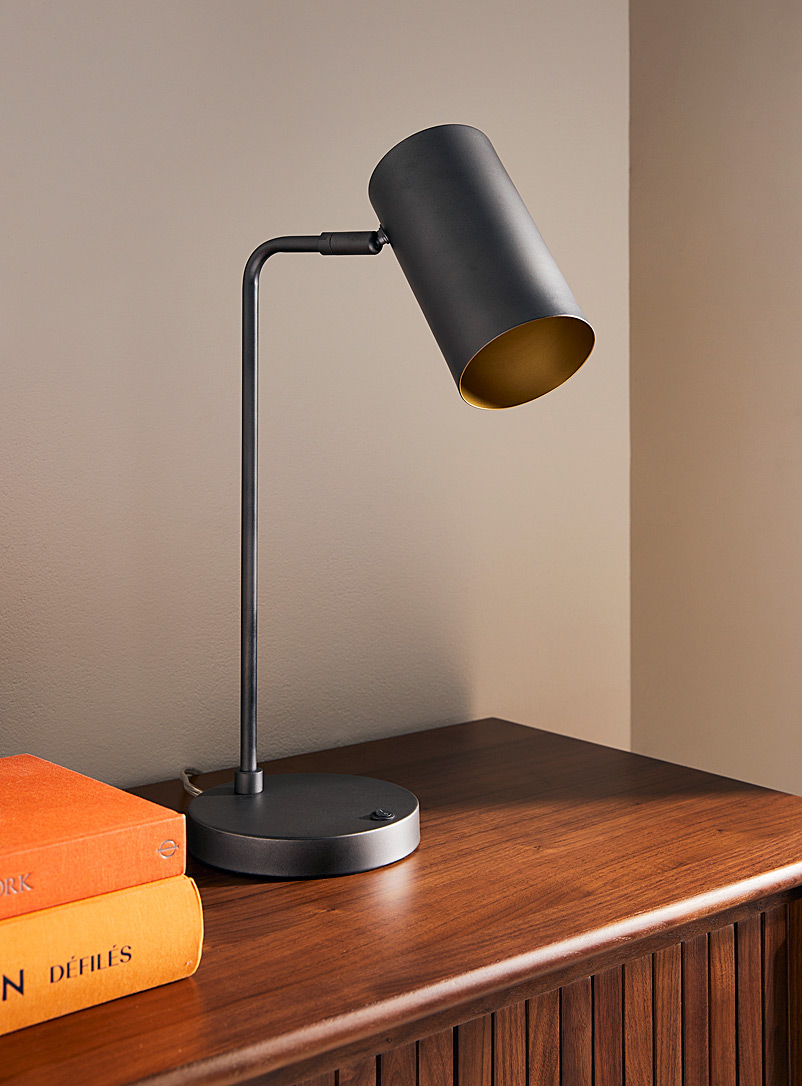 Minimalist tubular table lamp product image (primary)