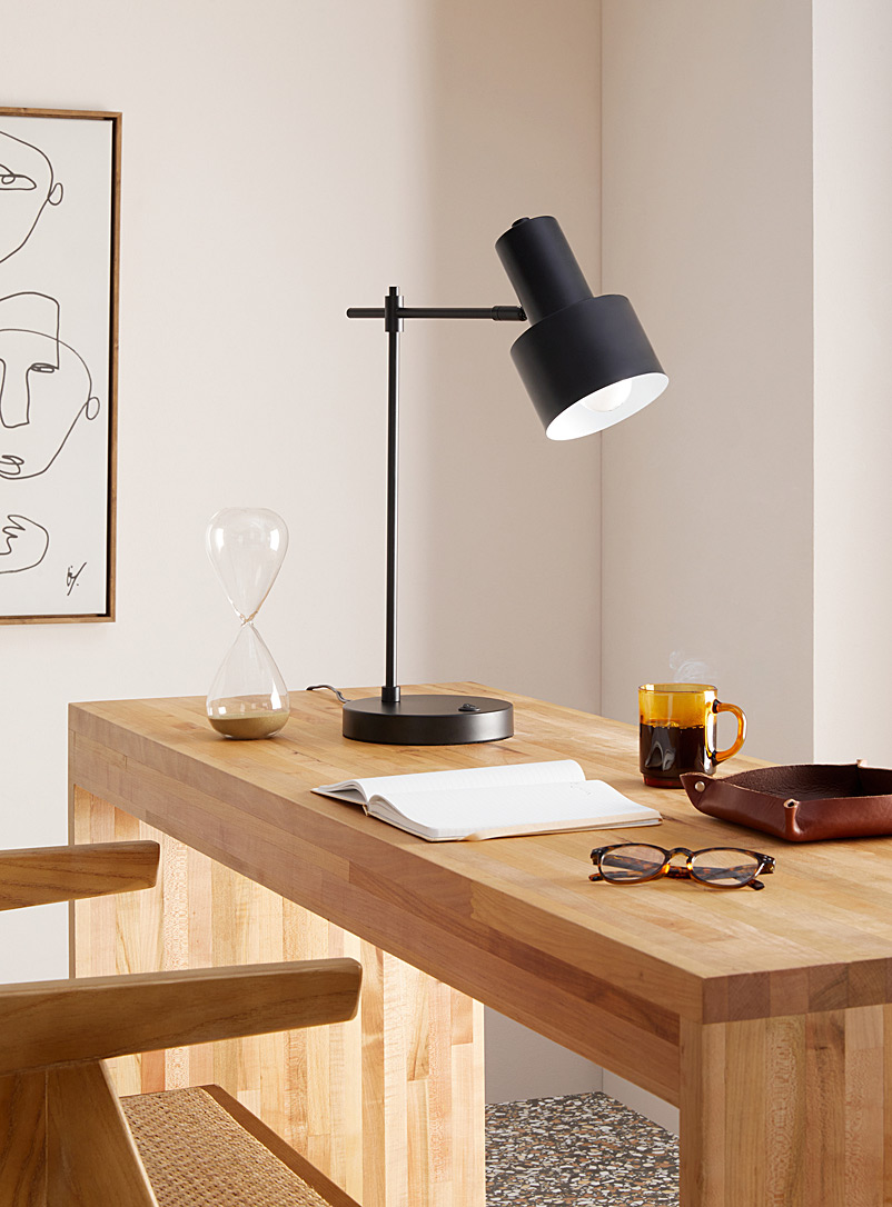 Black Projector Table Lamp