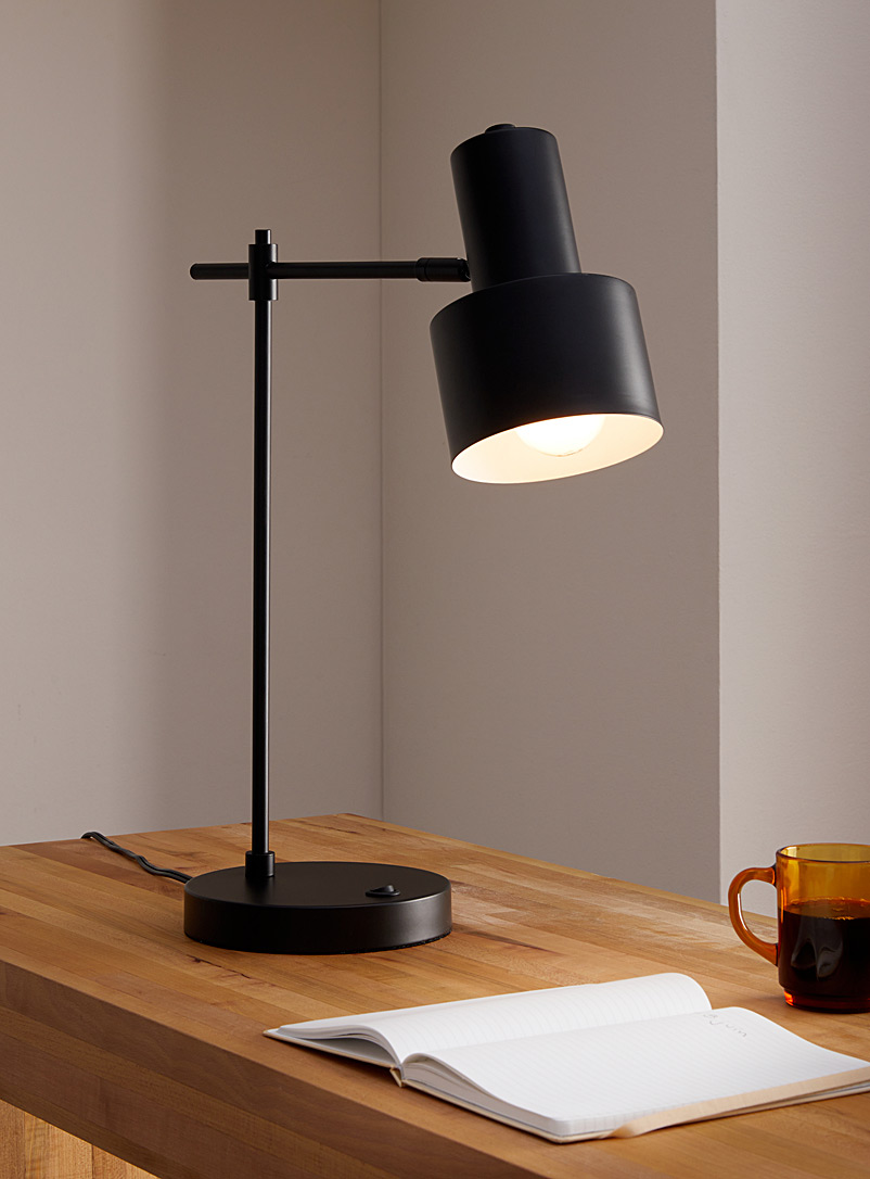 Black projector table lamp product image 2