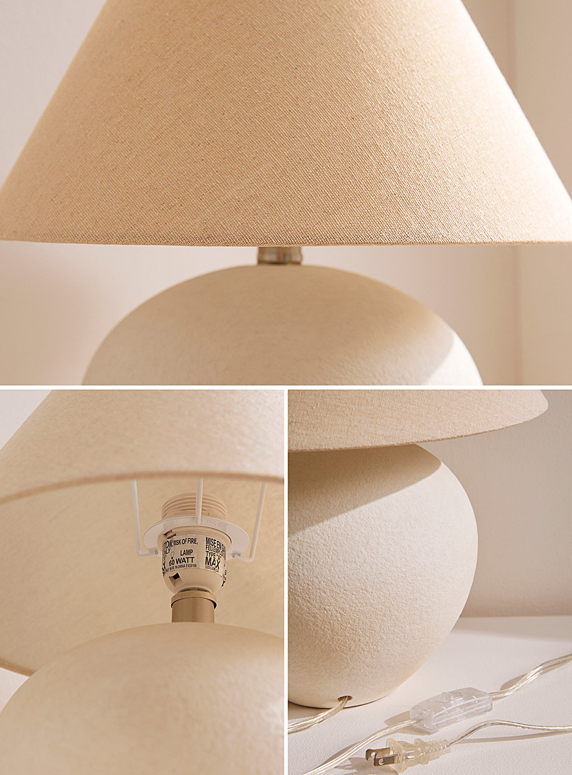 Ceramic jar table lamp product image 3
