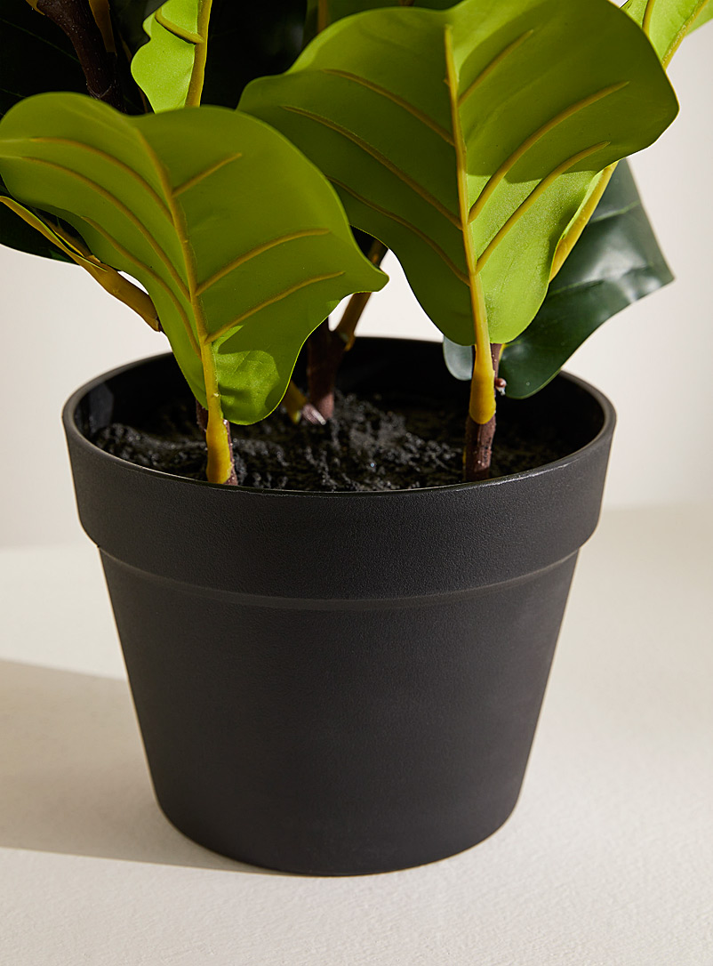 Artificial fiddleleaf fig green plant product image 3
