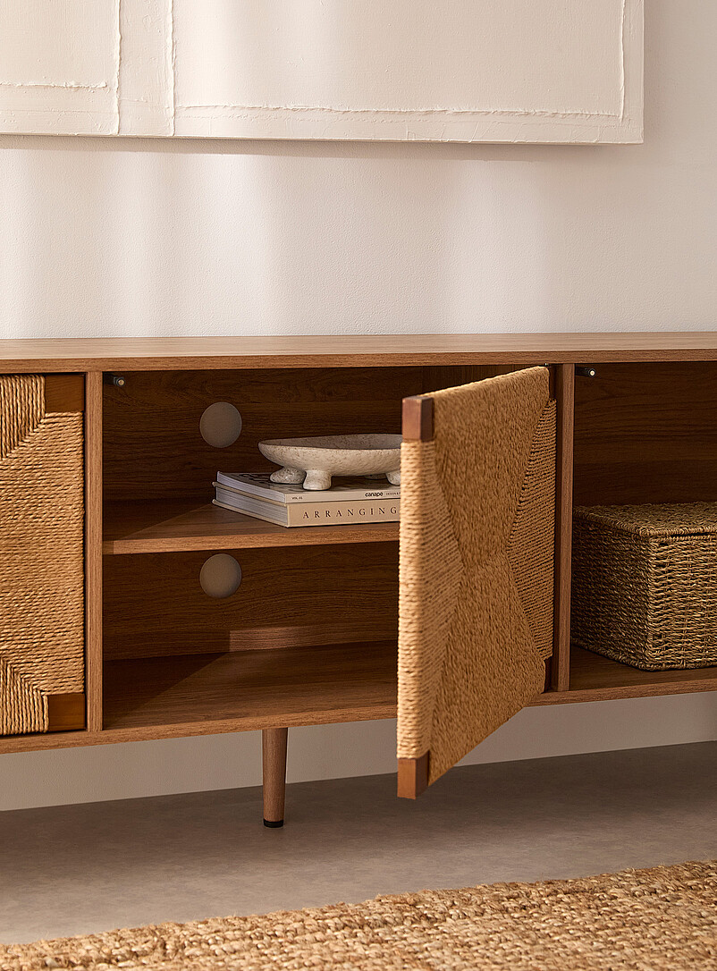 Seagrass doors TV unit product image 3