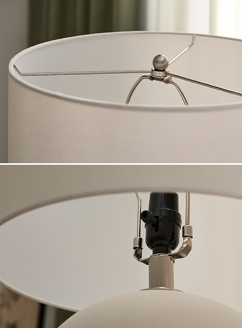 Ceramic sphere table lamp product image 3