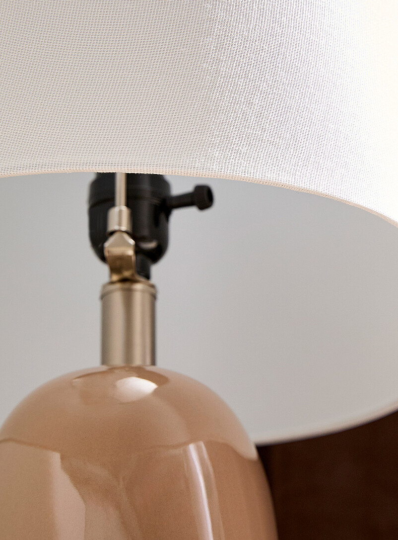 Openwork ceramic base table lamp product image 3