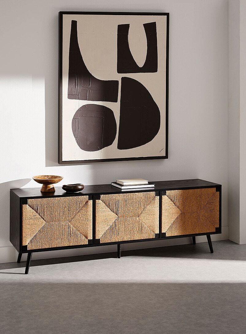 Seagrass Triple-Door Tv Unit