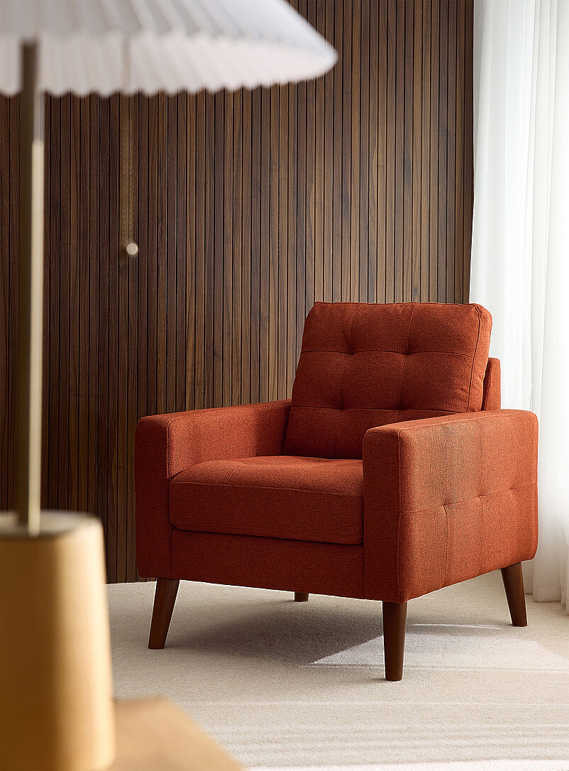 Tufted Cushion Accent Armchair