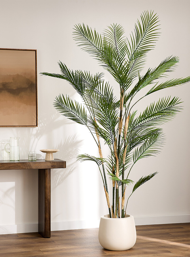 Large artificial palm tree plant 83'' product image (primary)