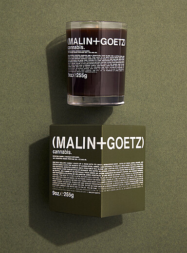 La bougie parfum&eacute;e Cannabis