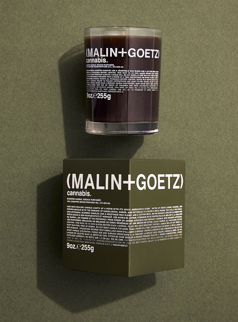 Cannabis scented candle product image (primary)