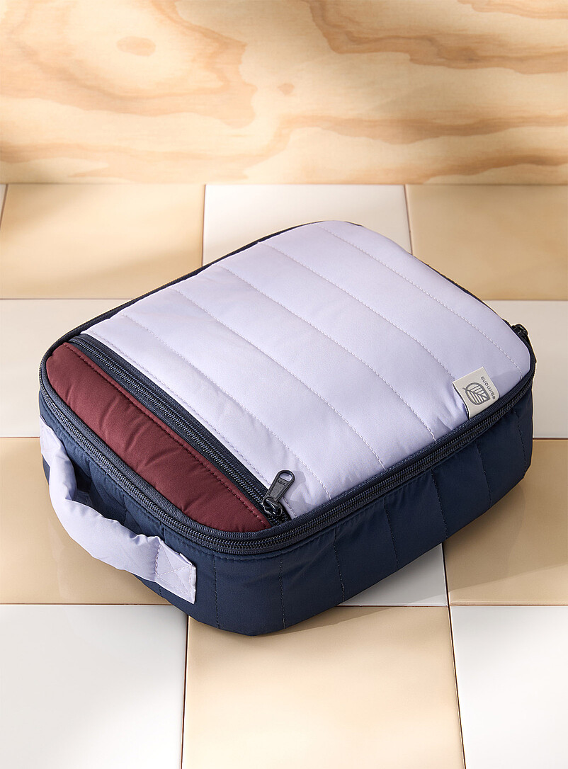 Colourful quilted lunch bag product image (primary)