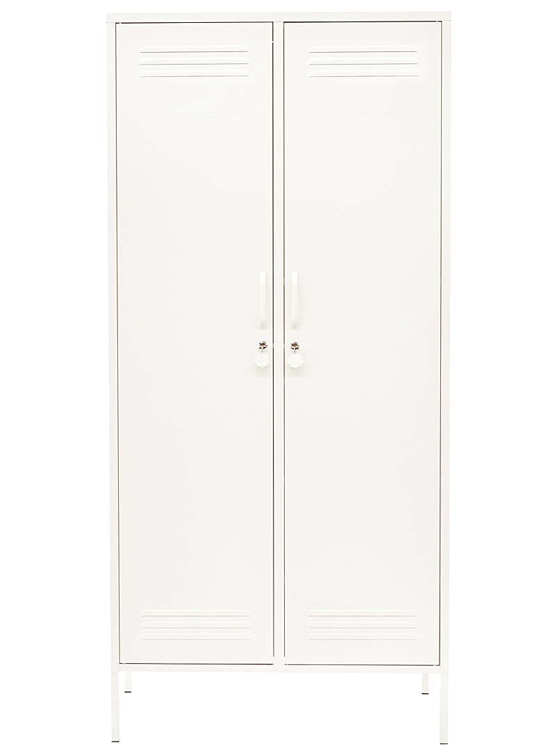 Mustard Blush The Twinny metallic storage cabinet
