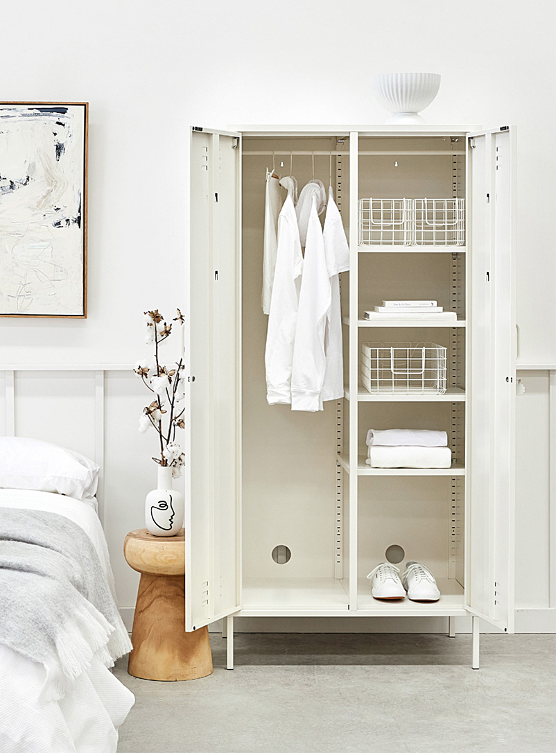 Mustard Blush The Twinny metallic storage cabinet