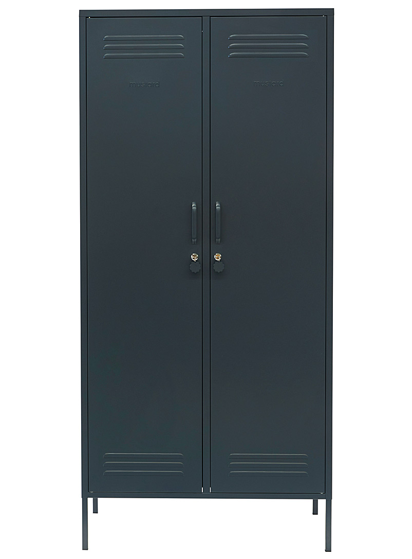 Mustard Blush The Twinny metallic storage cabinet