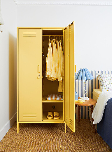 Mustard: L'armoire de rangement m&eacute;tallique The Twinny Fard &agrave; joues