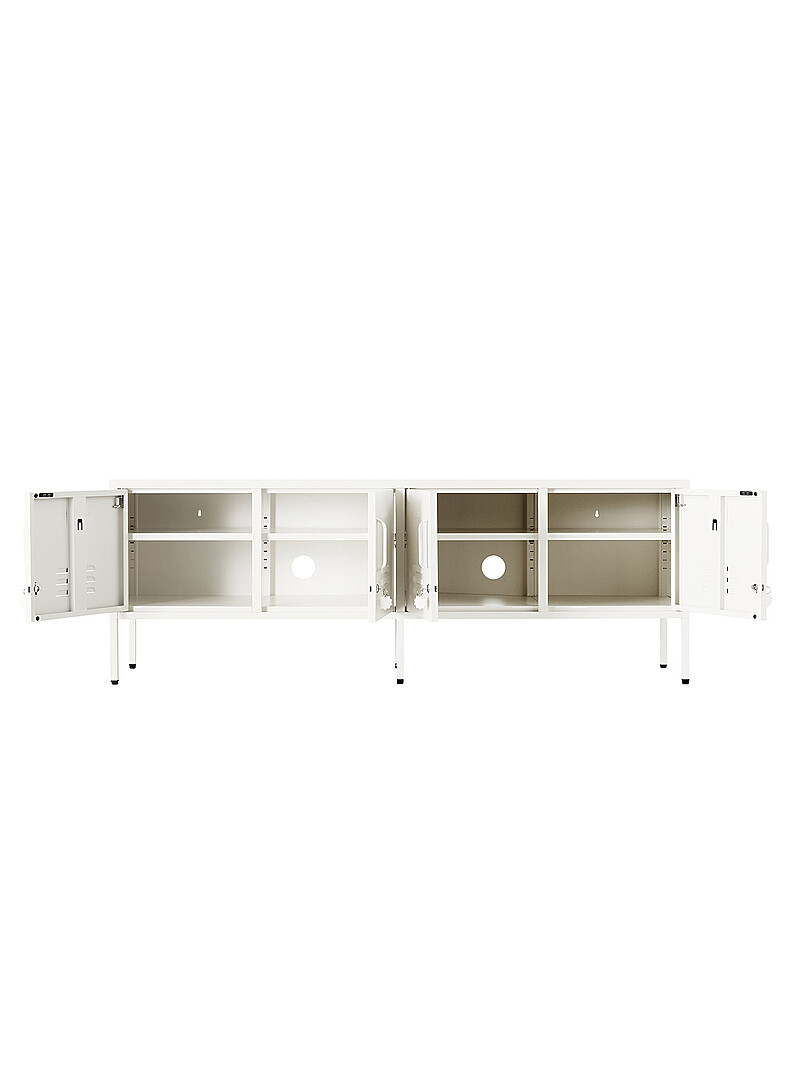 Mustard Chalk The Standard storage units metallic TV unit
