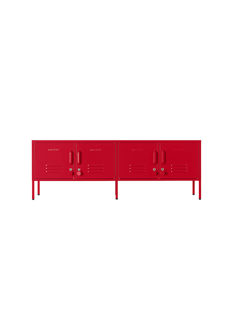Mustard Chalk The Standard storage units metallic TV unit