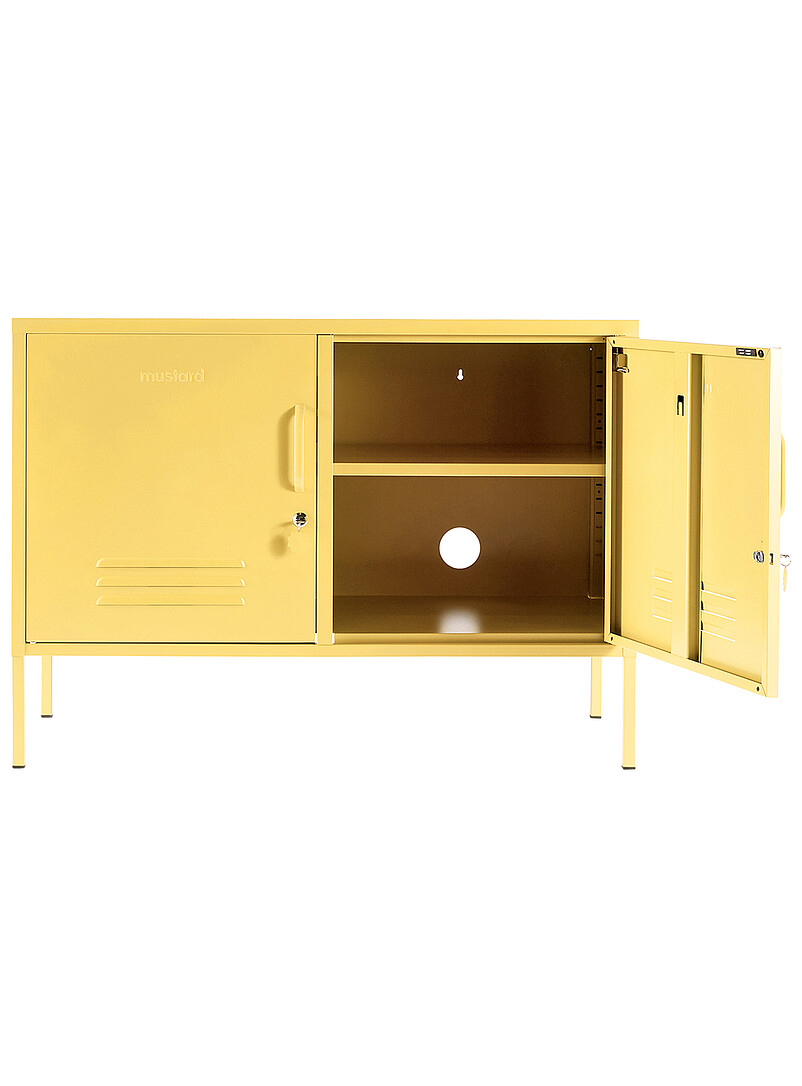 The Lowdown metallic storage cabinet product image 3