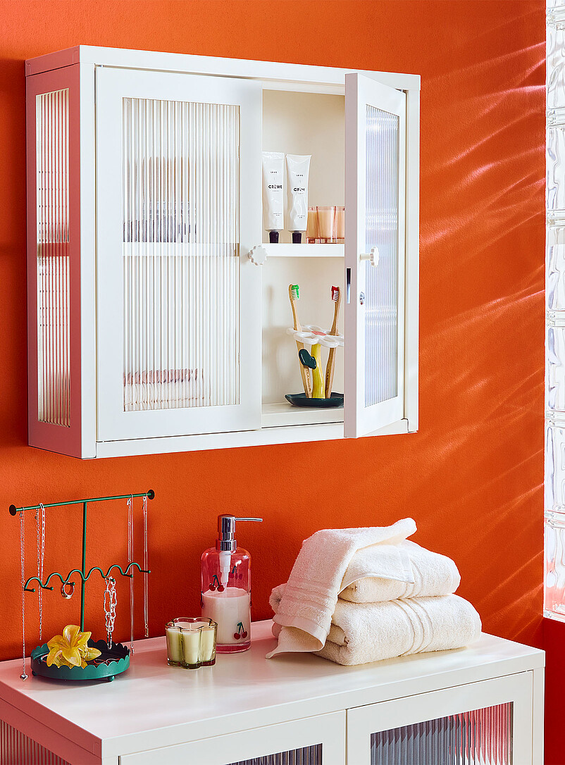 The Kit glass door metallic wall cabinet product image 3