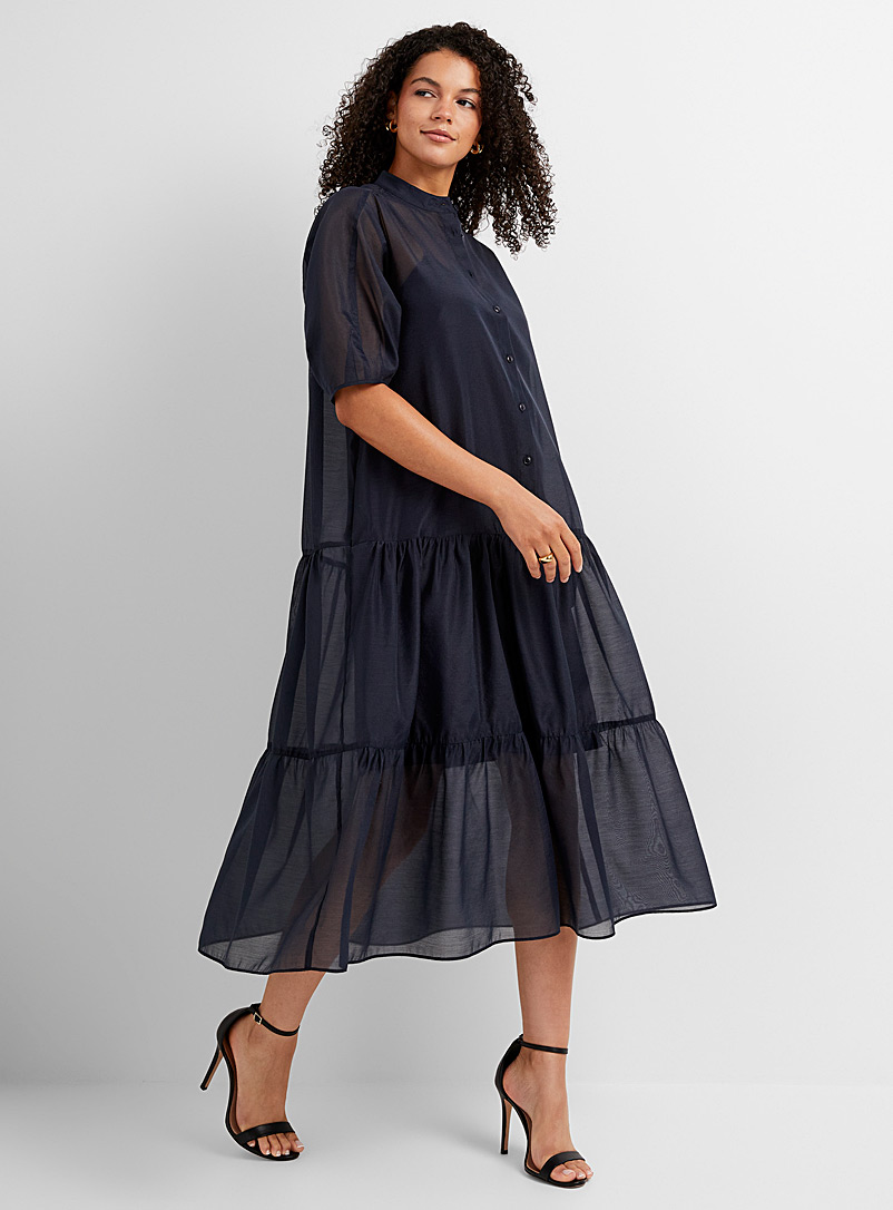 Simons Ruffle Robe Robes longues et Robes maxi pour Femme | Simons Canada
