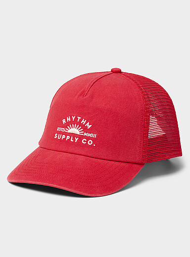 Corduroy trucker cap