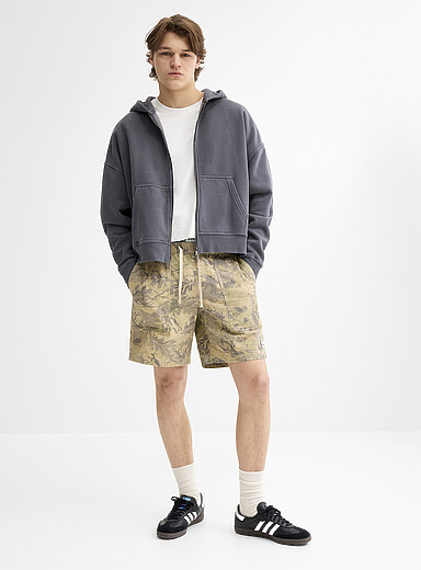 Faded forest camo short