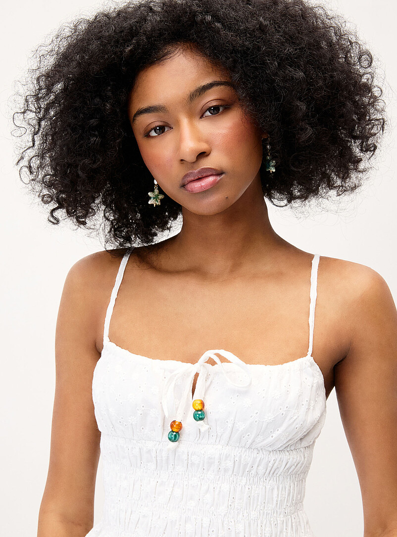 Beads smocked cami product image 2